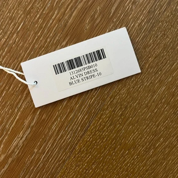 Reformation Alvin Navy and White Striped Maxi Dress - Picture 4 of 6